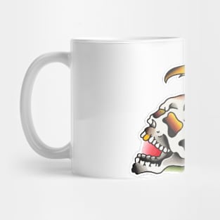 Vulture Skull Tattoo Design Mug